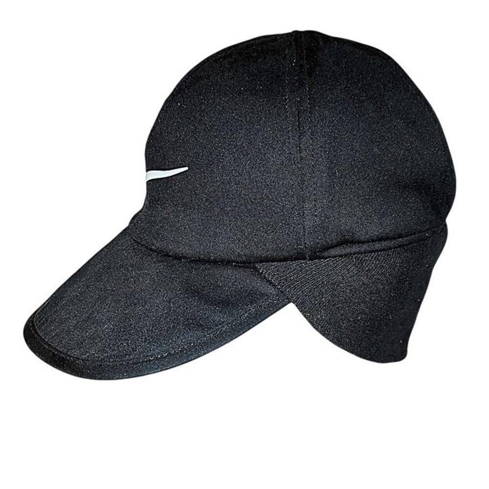 Nike Golf Ear Flap Beanie Hat Black Vintage FA15 619428-010 One Size - Auth. EUC